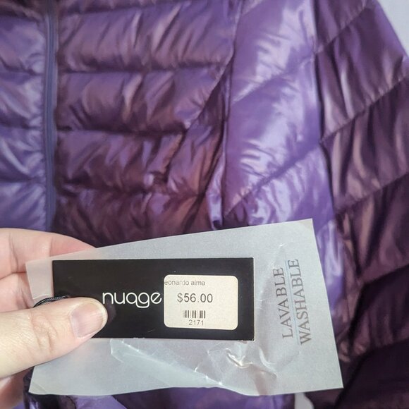 NuAge Sport Puffer Jacket Purple (Small) - Picture 11 of 12